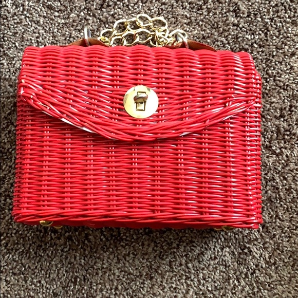 Vintage Dayne Taylor wicker purse - Picture 1 of 7